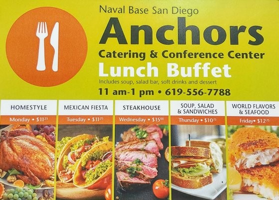 NB San Diego Anchors Catering