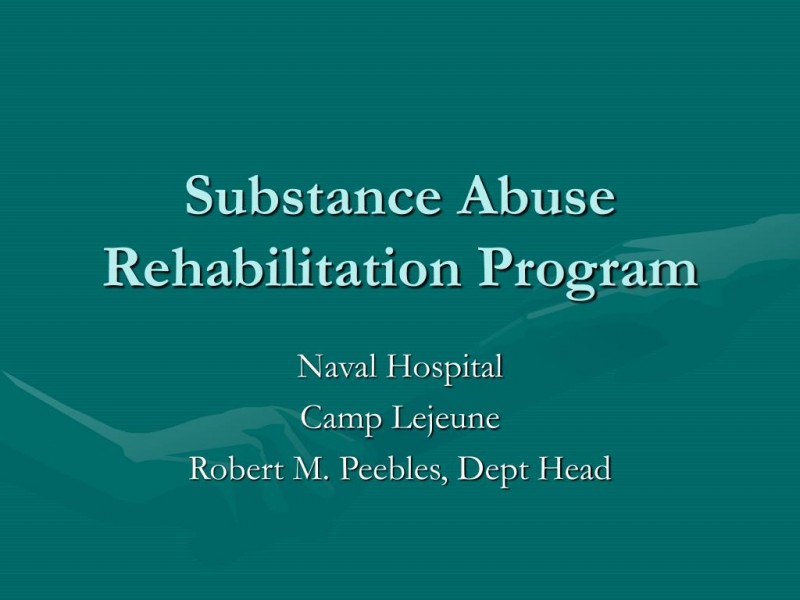 Substance Abuse Program - Camp Lejeune