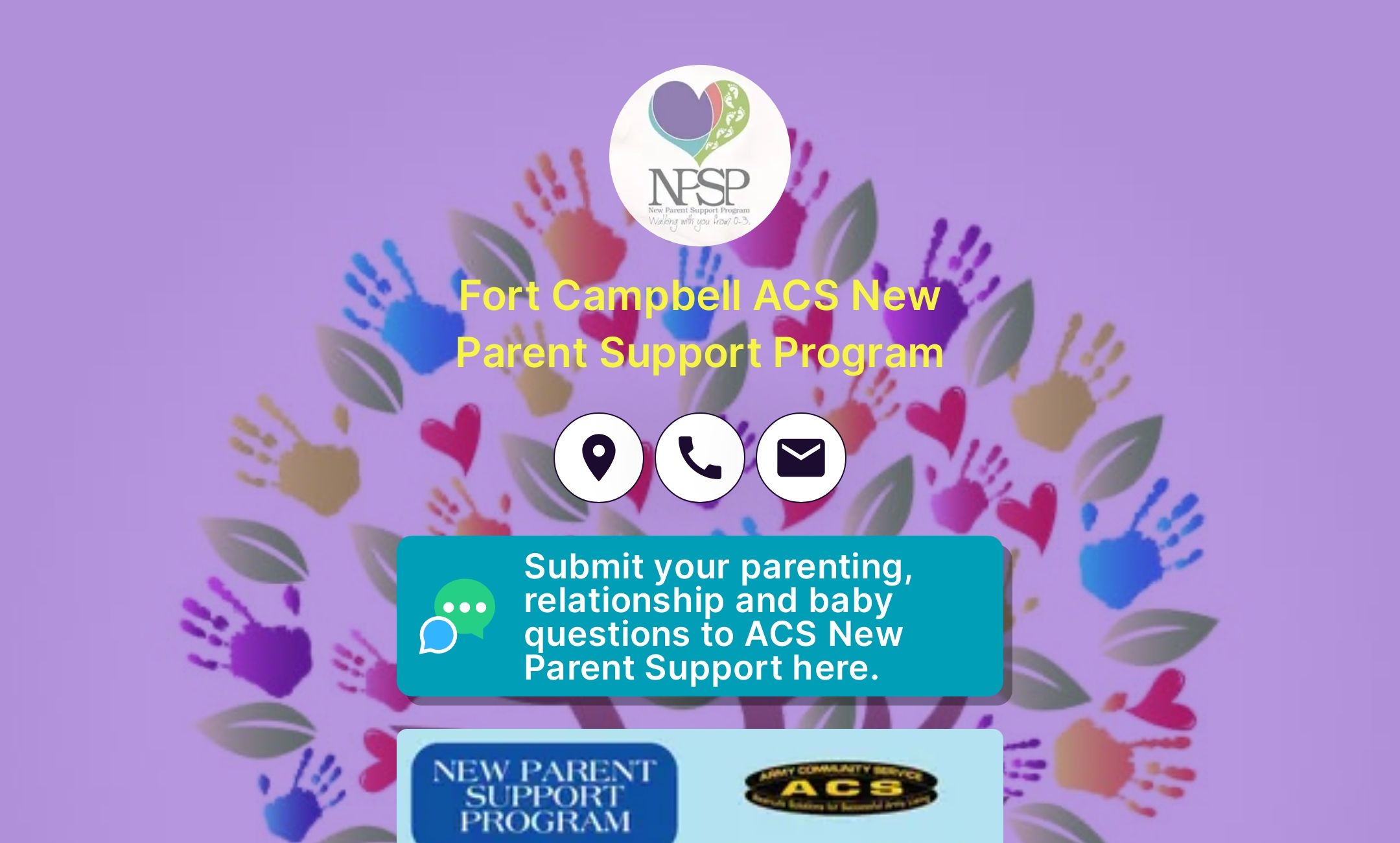 Fort Campbell New Parent Support Program
