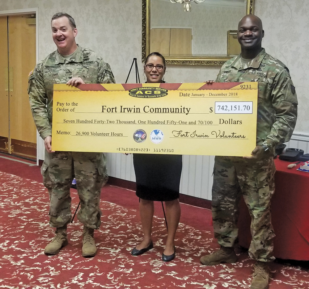Army Community Service Volunteers Fort Irwin