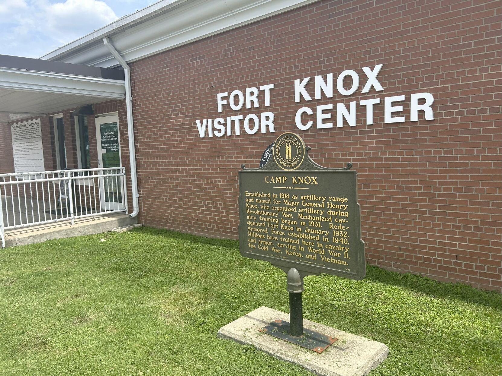 Fort Knox Visitor Control Center
