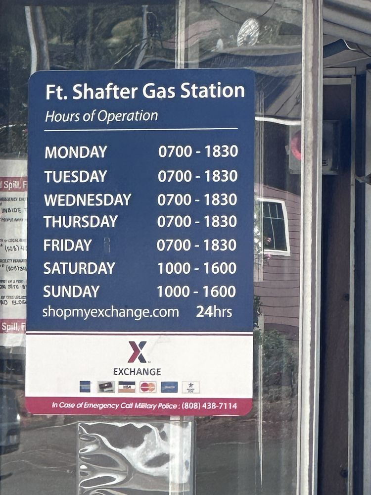 Fort Shafter AAFES Gas Station