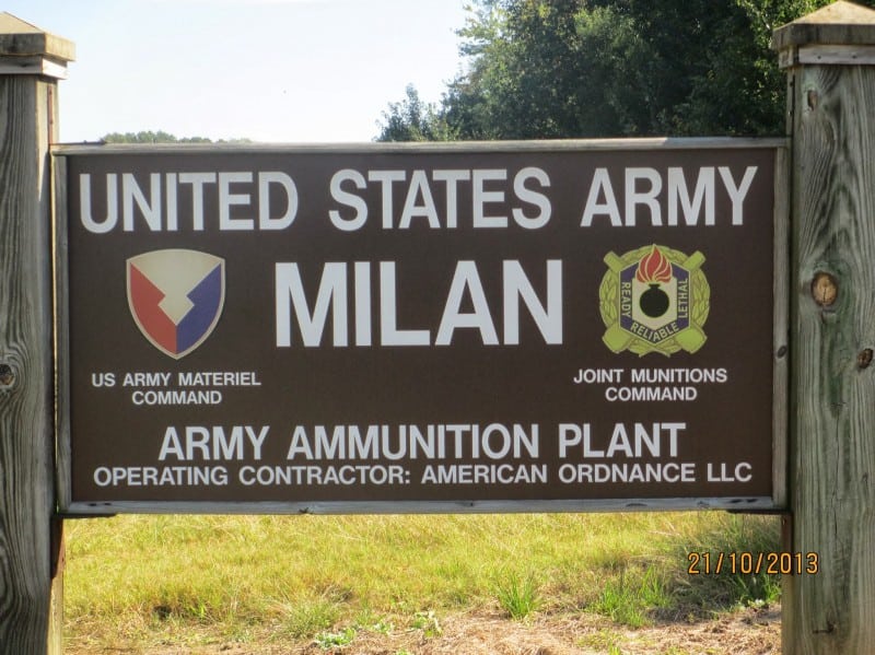 Milan Army Ammunition Plant